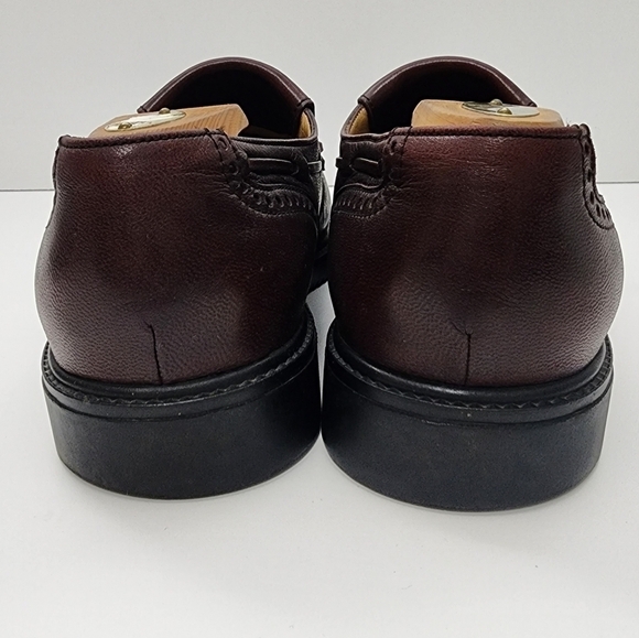 Bally Spino Kiltie Wingtip Tassel Loafers Mahogany Brown Size 7.5 main image 7